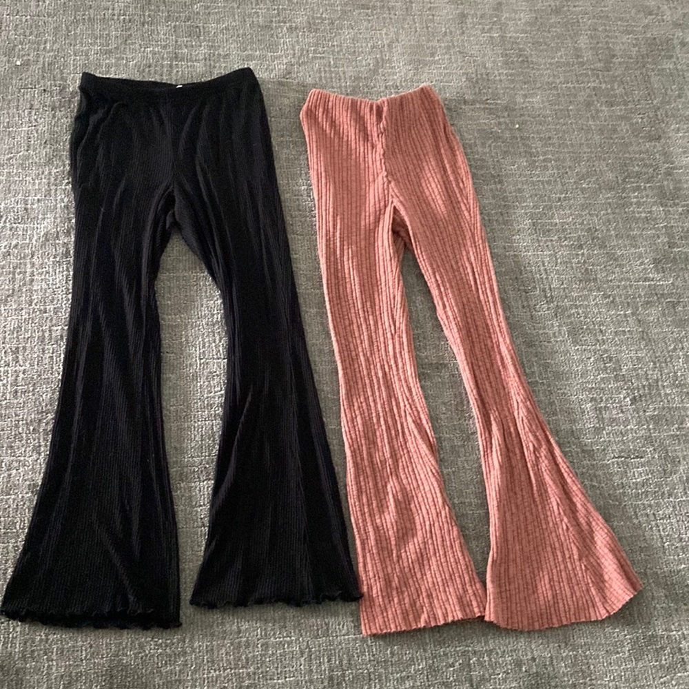 Ribbed, Flared pant bundle